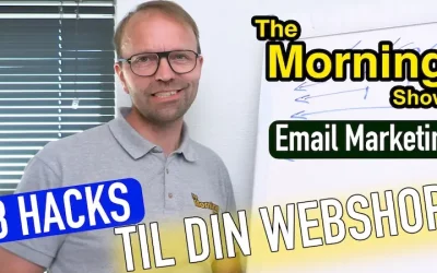 Email marketing  – 8 hacks der øger din omsætning i din webshop