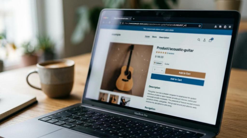 SEO for produktvarianter i Shopify og WooCommerce