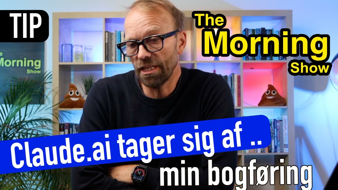 Bogføring med AI – Claude.ai hjælper Jacob Blæsbjerg med bilag og bankafstemning i Dinero