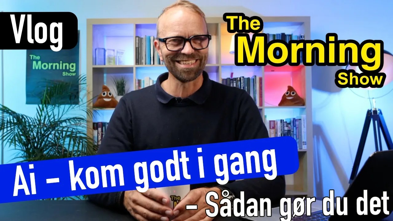 Kom i gang med AI – Jacob Blæsbjerg forklarer, hvordan du slipper berøringsangsten